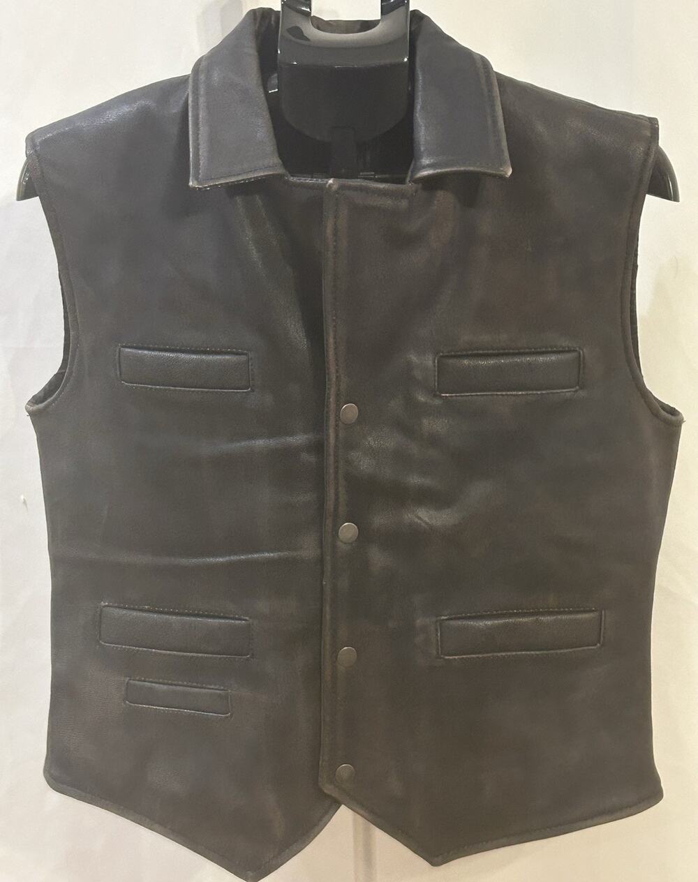 NWT Real Leather Men s size S Leather Vest